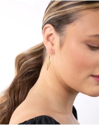 Lovisa - Gold Plated Sterling Silver 40mm Hoop Earrings