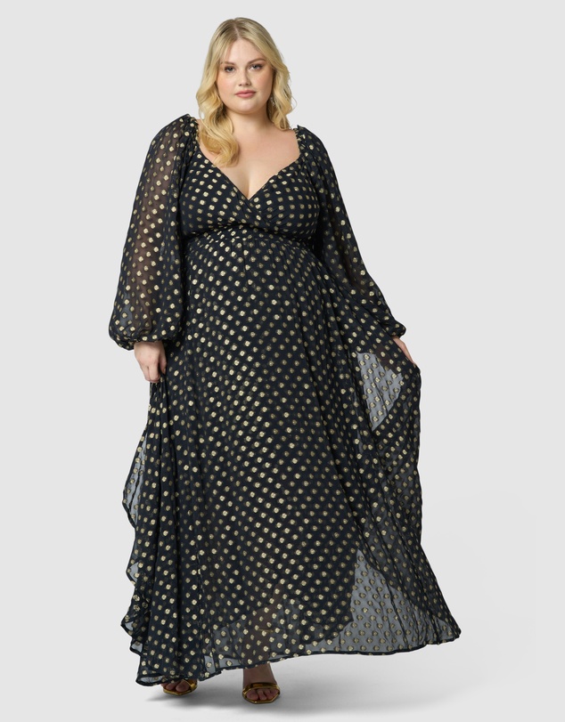The Poetic Gypsy - Mystic Moonlight Maxi Dress