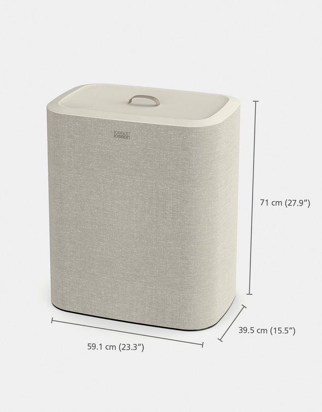 Joseph Joseph - Tota Trio 90L Laundry Separation Basket (Ecru)