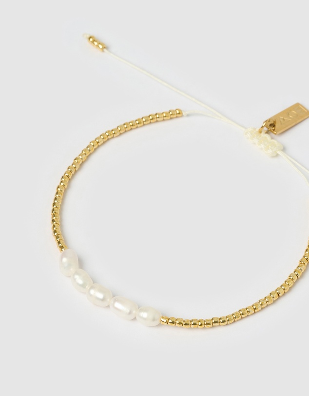 Arms Of Eve - Seline Gold and Pearl Bracelet