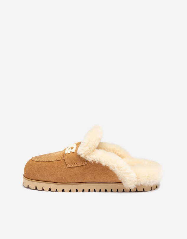 Ozwear Connection Uggs - Ugg Priya Knit Logo Shearling Slipper