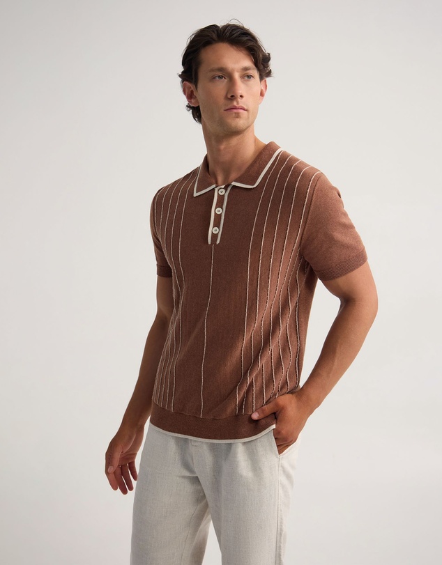 Oxford - Roman Piping Trim Knitted Polo