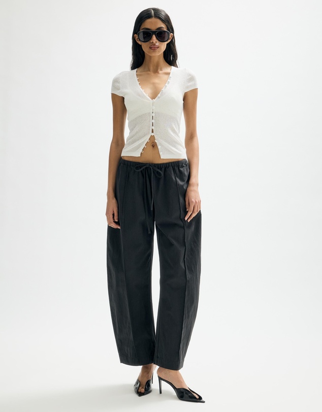 Minima Esenciales - Tain Cotton Barrel Pants