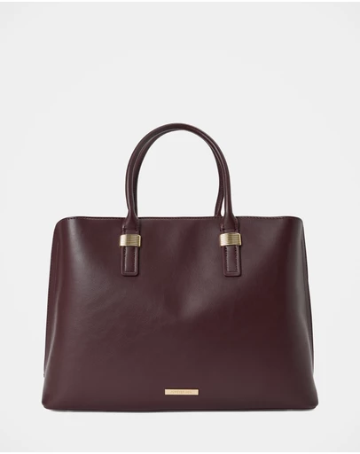 Forever New - Kate Laptop Metal Detail Tote Bag