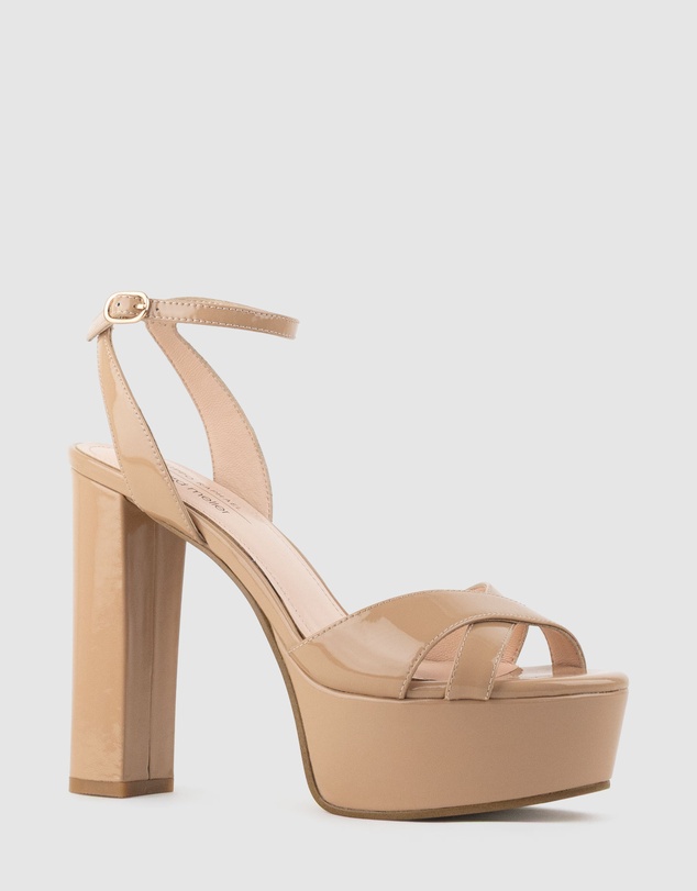 Edward Meller - RACHEL125 Crossover Platform Sandal