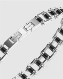 GUESS - Silvertone 7mm Bicycle Chain Bracelet