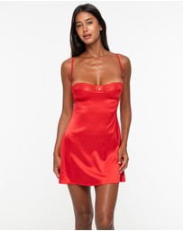 One Empire - Zaya Red Satin Babydoll