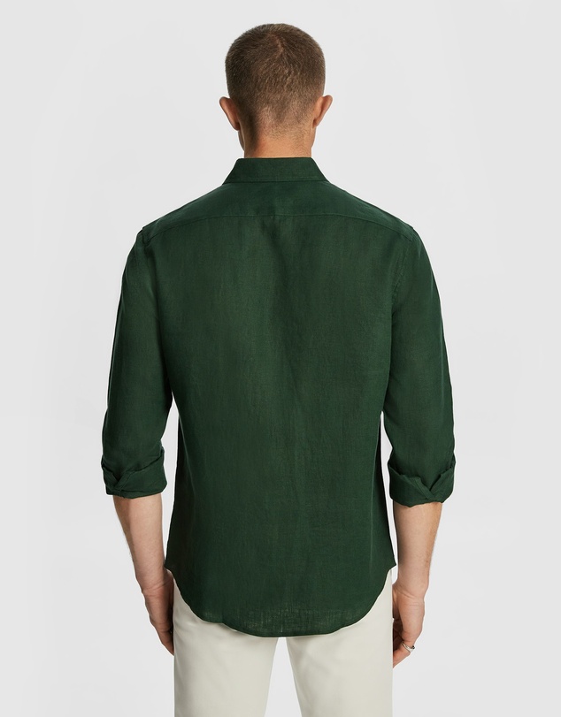 yd. - West Hampton Pure Linen Shirt