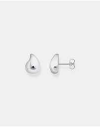 THOMAS SABO - Ear studs in organic shape silver
