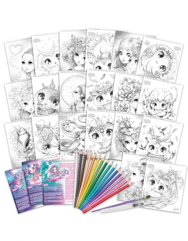 Nebulous Stars - Watercoloring Book Set