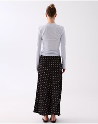 Style Addict - Margaux Deep V Henley Top