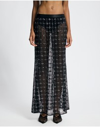 Lover - Isadora Sequin Sheer Maxi Skirt