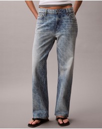 Calvin Klein Jeans - Allover Monogram 90s Straight Jeans