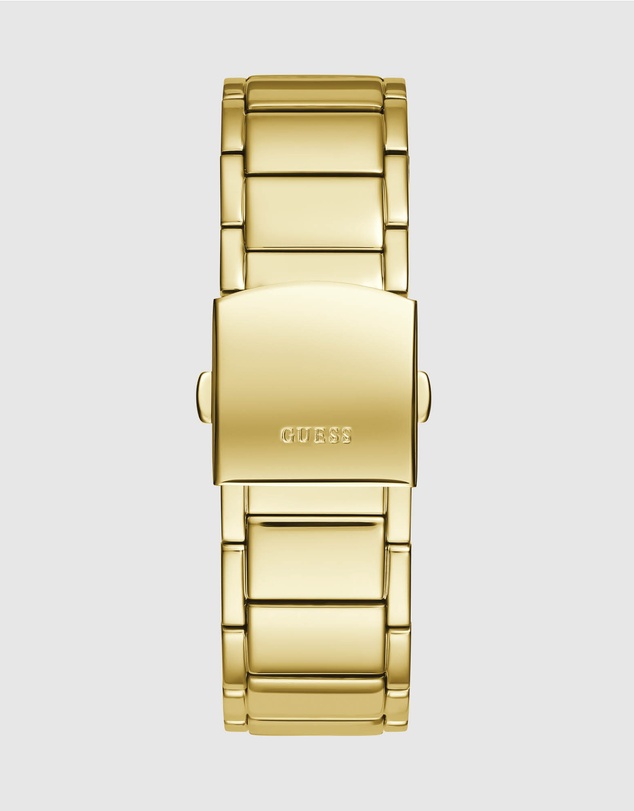 GUESS - Guess Gents and Ladies Set - Phoenix Gold Tone & Green & Veda Ladies Gold Tone Analogue