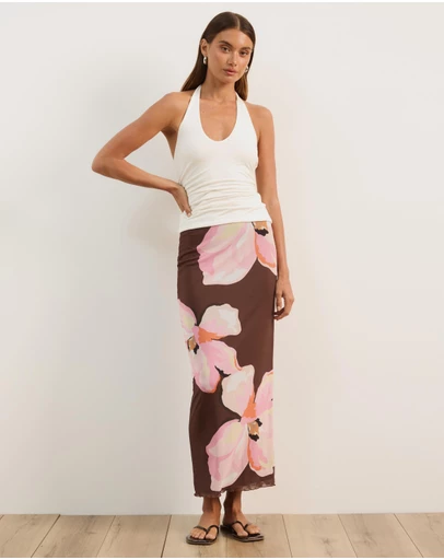 Atmos&Here - Georgia Mesh Maxi Skirt