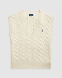 Polo Ralph Lauren - Cable-Knit Wool-Cashmere Sweater Vest