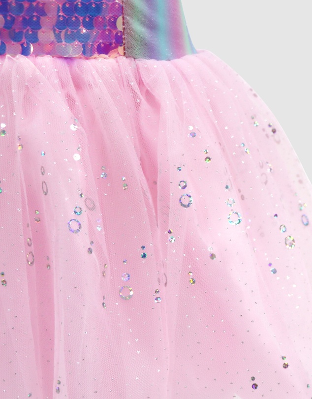 Pink Poppy - Mermaid Dress with Tail