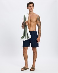 Les Deux - Stan Seersucker Swim Shorts