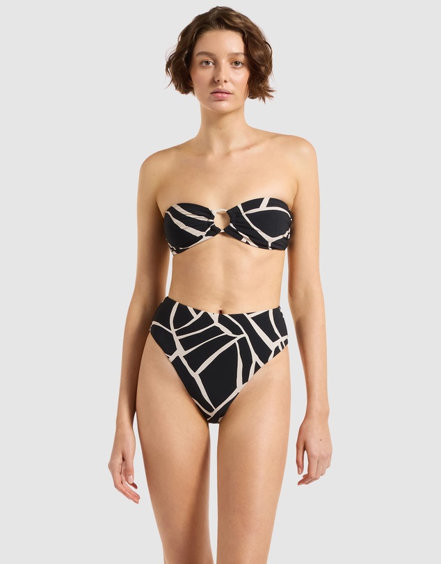 JETS - Bonita High Waist High Leg Bikini Bottom