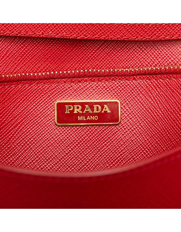 Pre-Loved by Azura Reborn - Pre-Loved prada Saffiano Bow Crossbody Bag