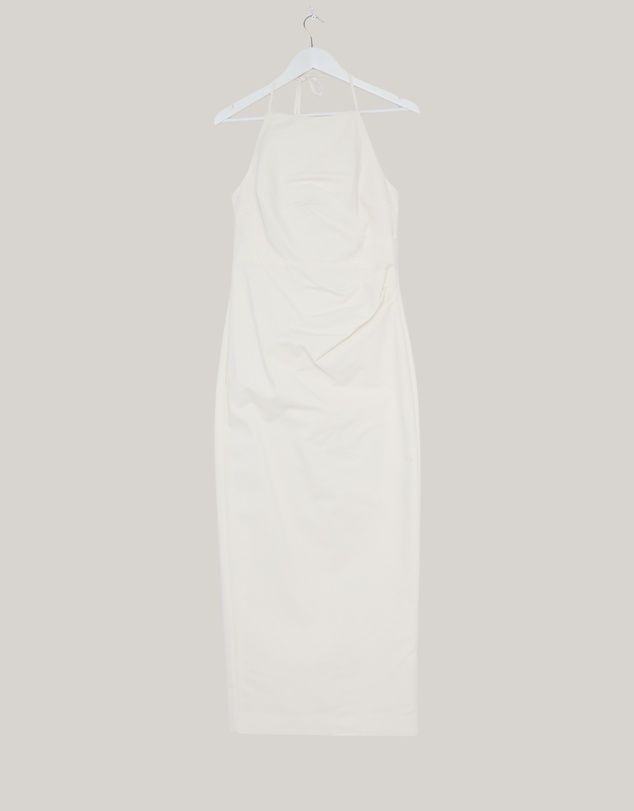 Revibe - Repaired Shona Joy Lani High Neck Halter Maxi Dress - AU 10