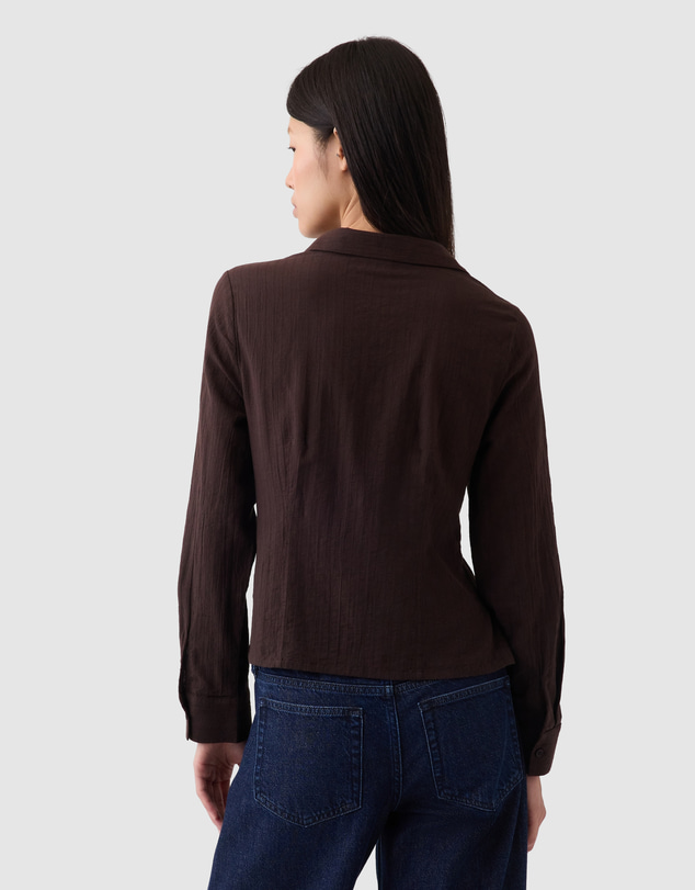GAP - LS Fitted Dobby Shirt