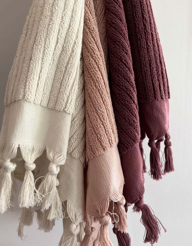 Aura Home - Paros Rib Bath Towel Set