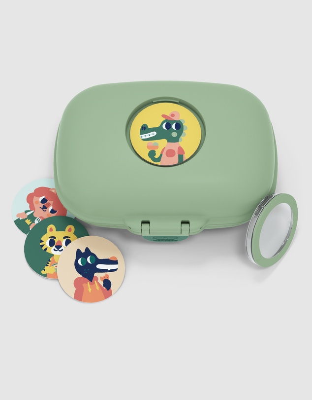 Monbento - Monbento Mb Gram Kids Snack Box - Green Forest