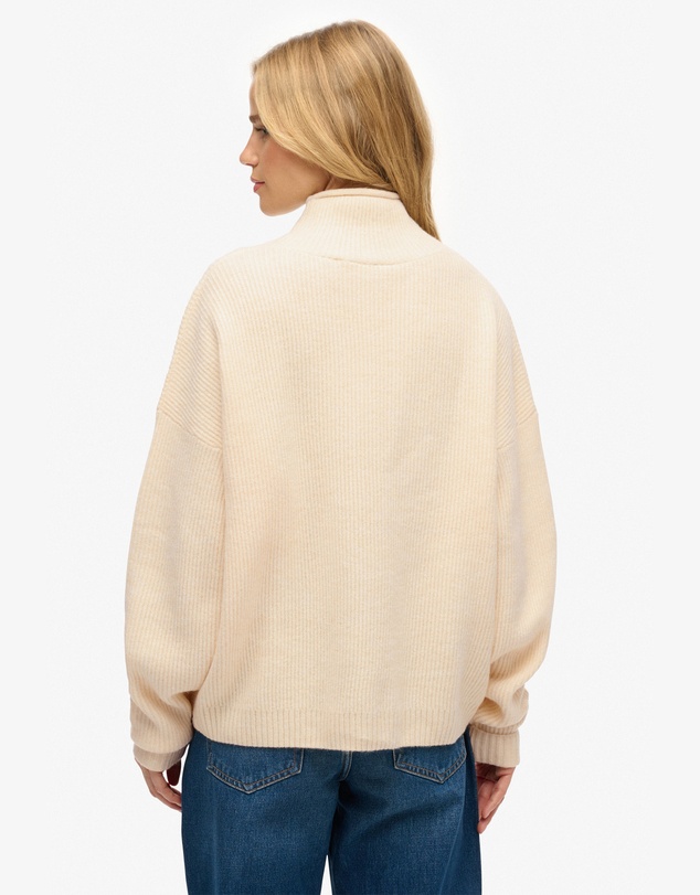 Superdry - Slouchy Mock Neck Jumper