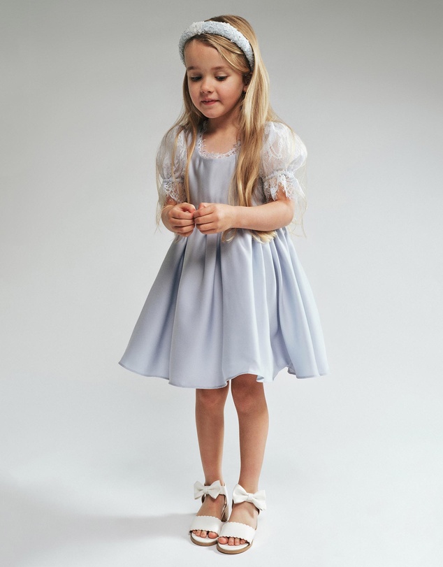 Bardot Junior - Greta Satin Lace Dress - Kids-Teens