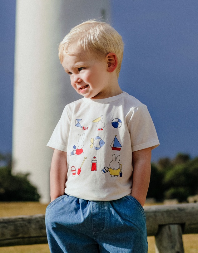 Kynd Baby - Miffy Tee in Snow White