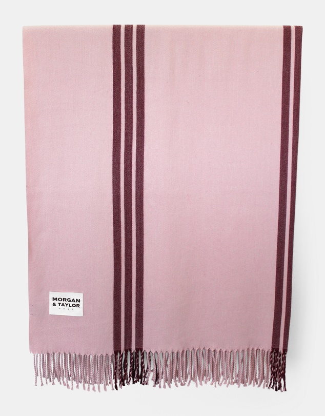 Morgan & Taylor - Sawyer Throw Blanket in Pink