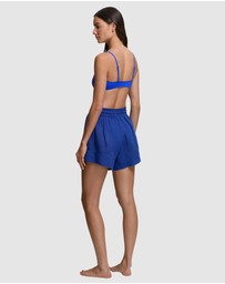 Polo Ralph Lauren - Organic Cotton & Linen High Waist Beach Short