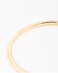 Lovisa - Gold Plated Brass Plain Round Bangle