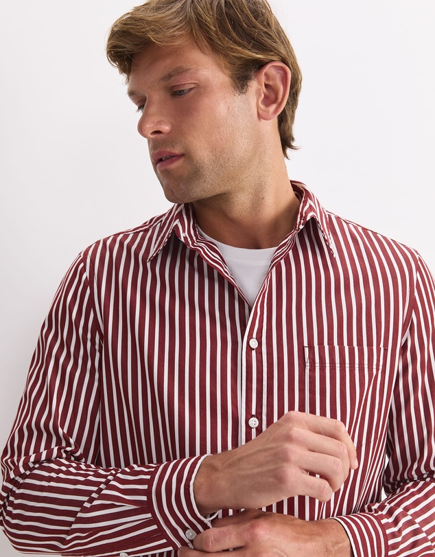 Sportscraft - Ryan Stripe Long Sleeve Shirt