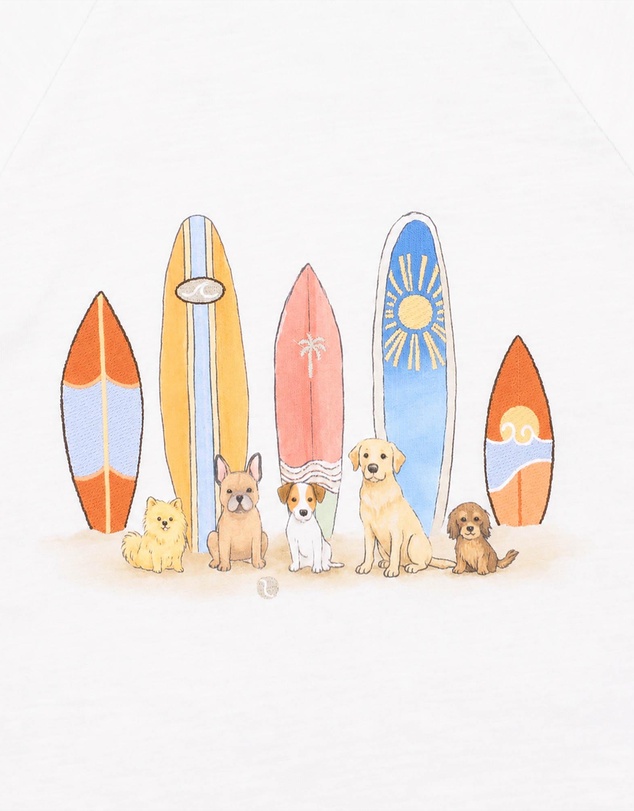 Bebe by Minihaha - Max Surfer Dogs Tee - Babies