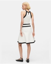 Karl Lagerfeld - DNA Belted Knit Dress