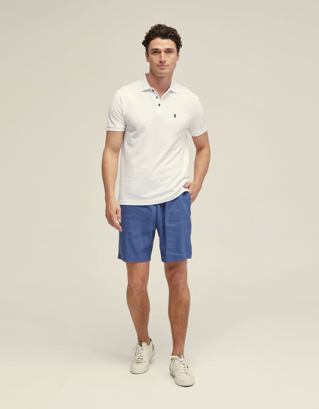 Oxford - Rufus Linen Pull On Shorts