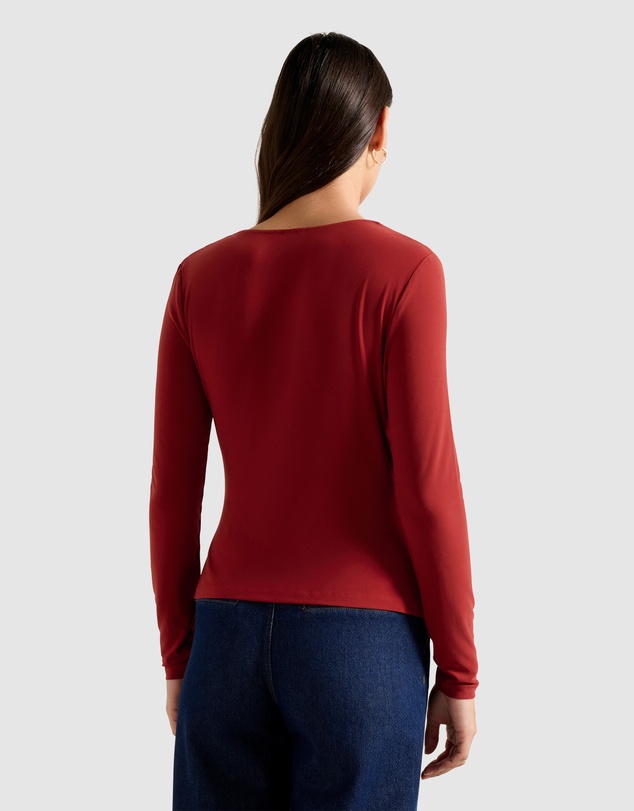 Forever New - Roma Asymmetrical Neck Top