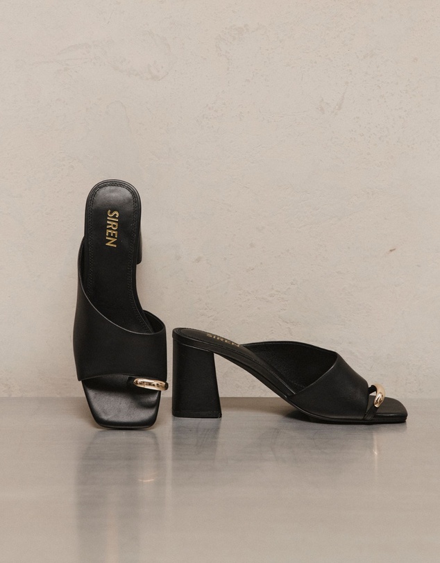 Siren - Stanton Block Heel Mules