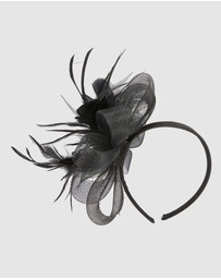 Max Alexander - Black Crinoline Fascinator