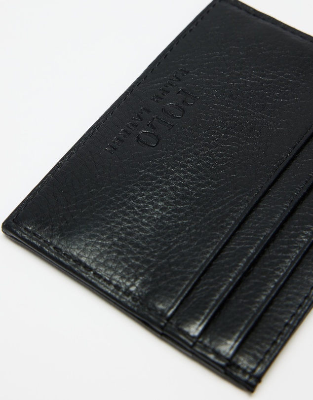 Polo Ralph Lauren - Pebbled Leather Card Case- ICONIC EXCLUSIVE