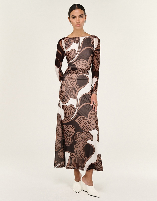 Staple the Label - Ulla Mesh Midi Dress