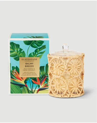 Glasshouse Fragrances - Balmy Breeze 380g Soy Candle