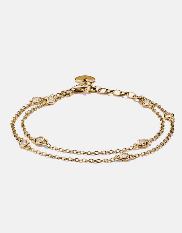 THOMAS SABO - THOMAS SABO Bracelet with Zirconia Double-Row