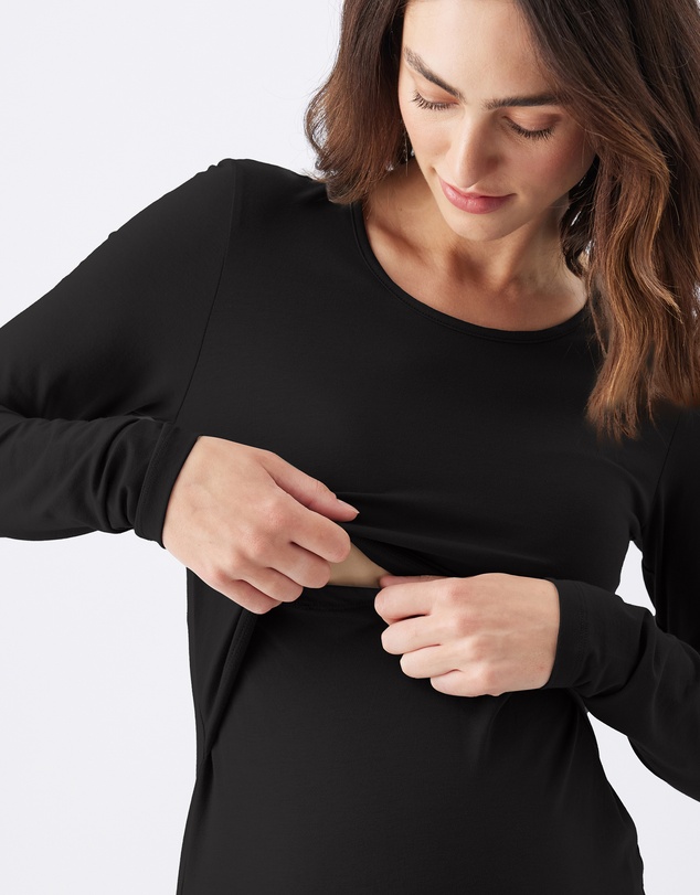 Ripe Maternity - Organic Cotton Nursing Top
