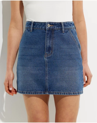 Calli - Alex Denim Skirt