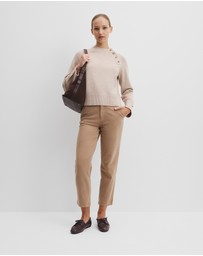 Country Road - Button Neck Knit