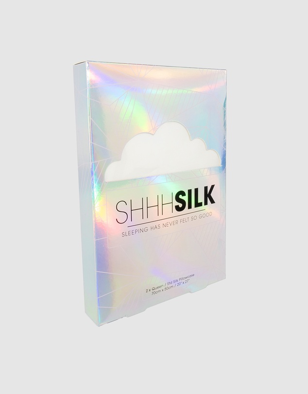 Shhh Silk - Silk Pillowcase Twin Pack - Queen Size