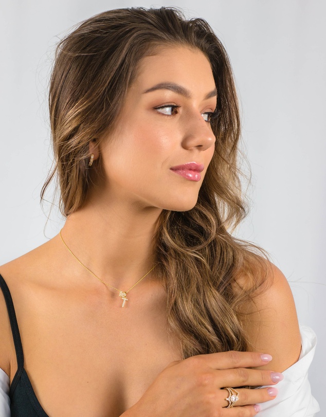 Georgini - Georgini Luxury Letters T Initial Pendant Gold